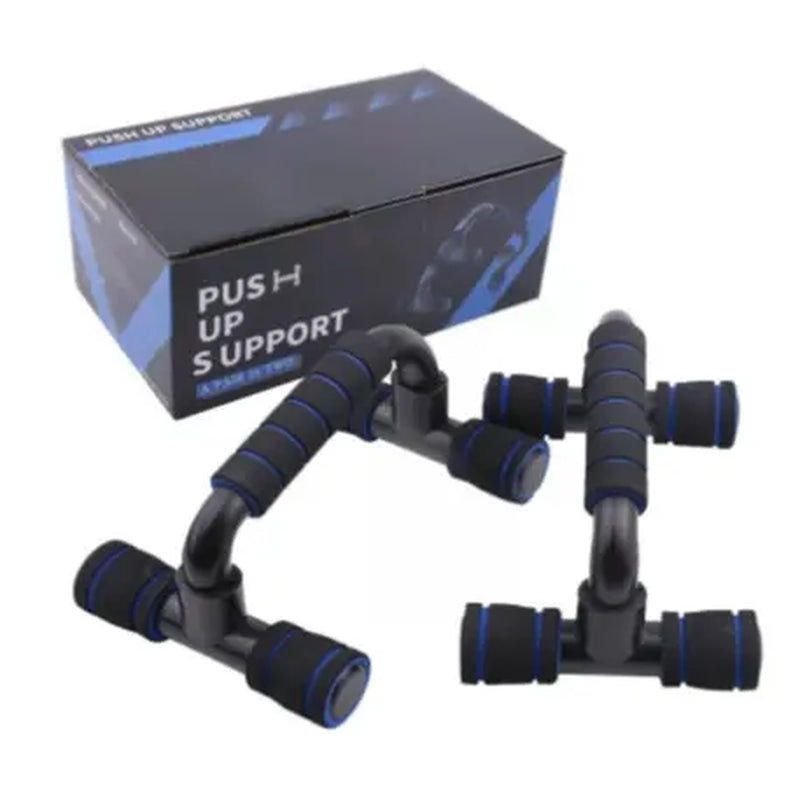 New Fitness Tool Set - Abdominal Exercise Wheels, Push-Up Bar with Cushioned Foam Grip & Non-Slip Construction, Ab Core Trainer, Abdominal Shaper - Ideal for Men’S & Women’S Fitness Training
