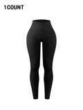 Women'S 1/2/3/4/5 Pcs Solid Color High Waist Sports Leggings, Casual Athleisure Style Comfy Breathable Skinny Pants for Yoga Gym Workout Running, Women'S Sport & Outdoor Clothing for Summer Spring Fall, High Waist Athletic Trousers, Four Season Leggings