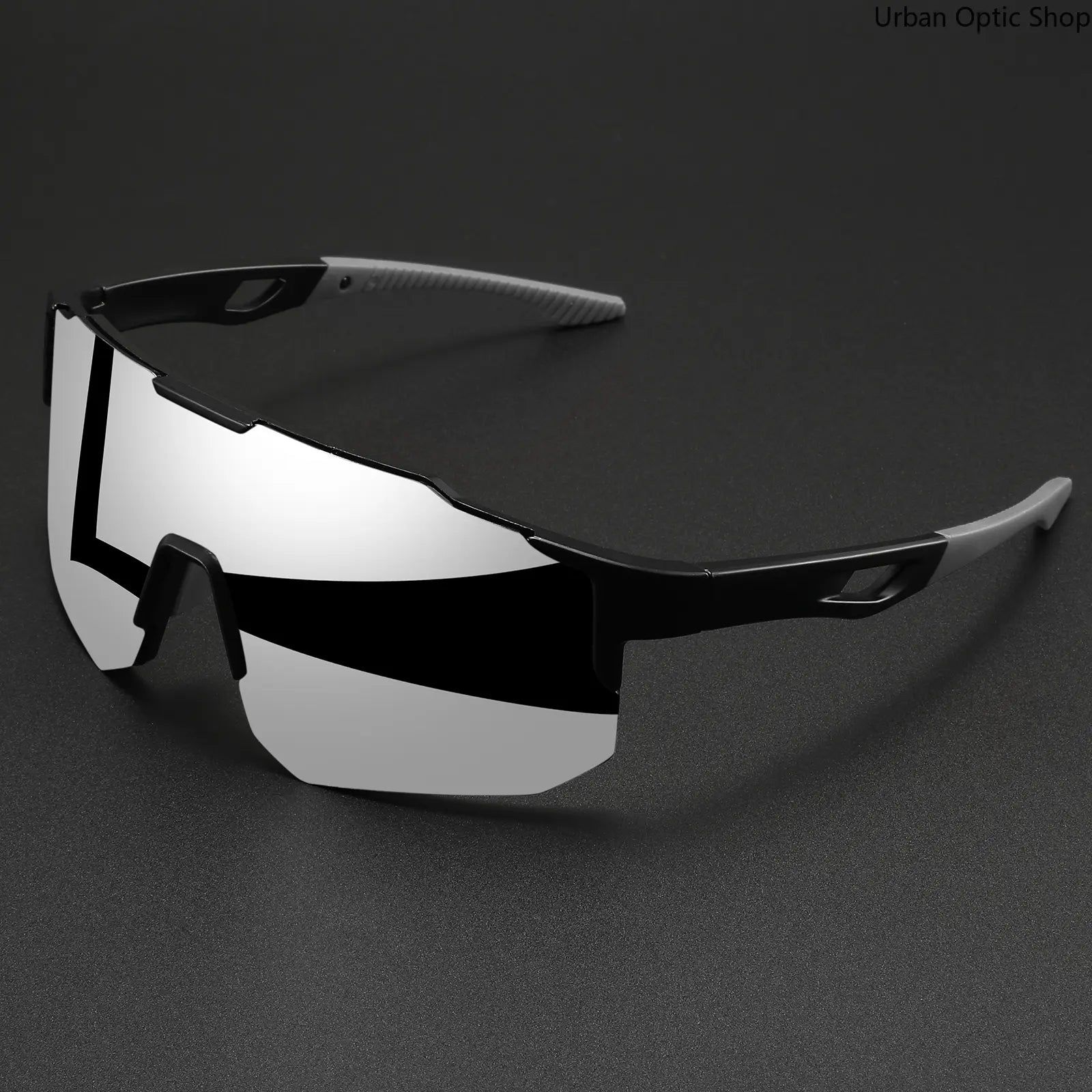 Oversized Wraparound Sports Sunglasses for Men Women, UV400 Protection Colorful Windproof anti Glare Eyewear, Comfort Fit Unisex Shades for Cycling Hiking Running Fishing Outdoor Activities