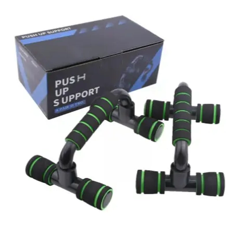New Fitness Tool Set - Abdominal Exercise Wheels, Push-Up Bar with Cushioned Foam Grip & Non-Slip Construction, Ab Core Trainer, Abdominal Shaper - Ideal for Men’S & Women’S Fitness Training