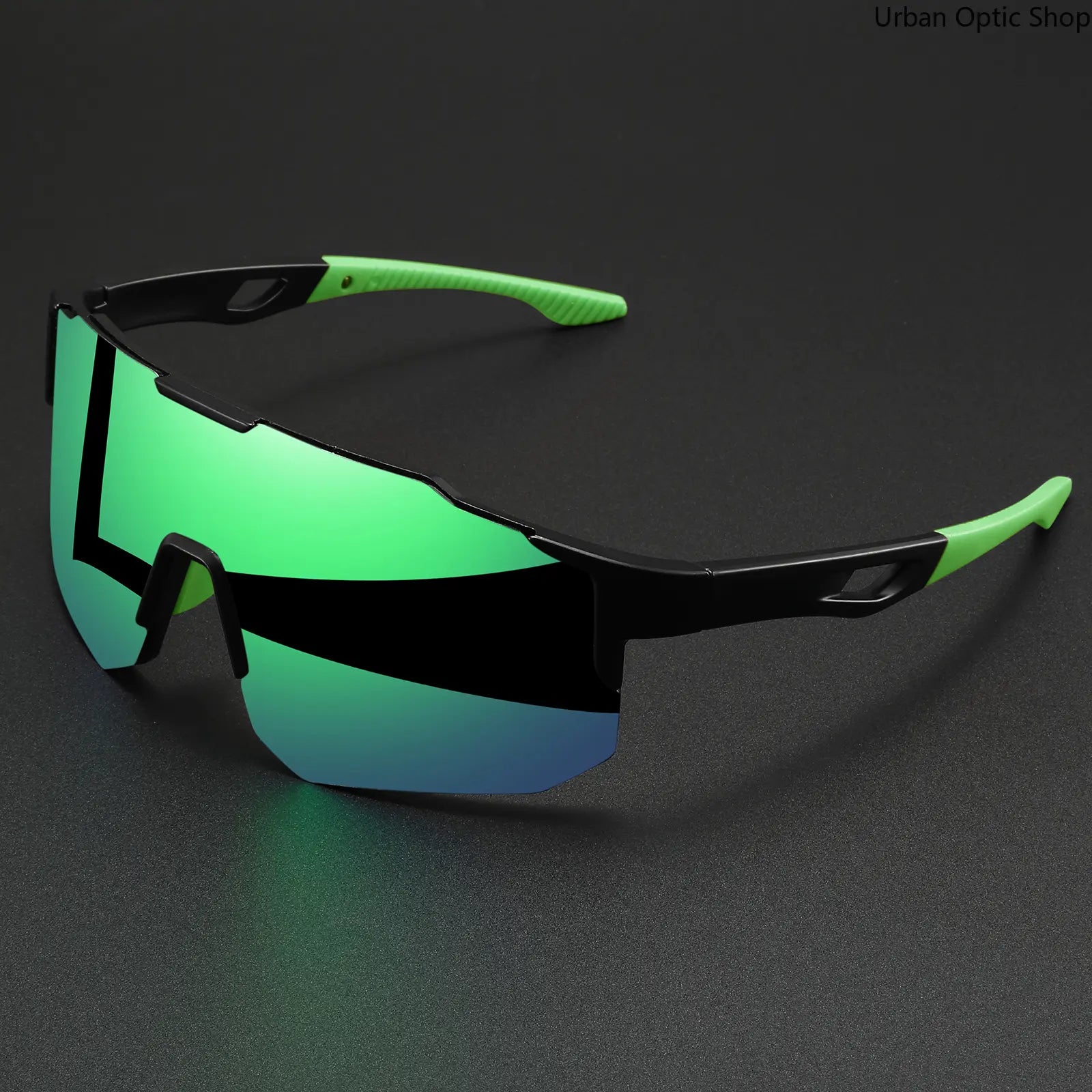 Oversized Wraparound Sports Sunglasses for Men Women, UV400 Protection Colorful Windproof anti Glare Eyewear, Comfort Fit Unisex Shades for Cycling Hiking Running Fishing Outdoor Activities