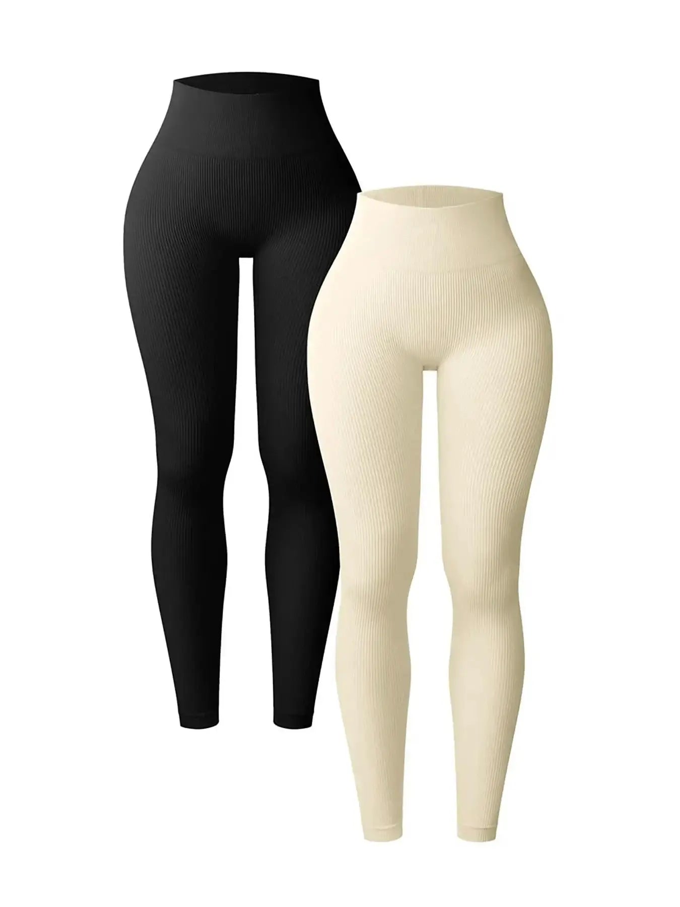 Women'S 1/2/3/4/5 Pcs Solid Color High Waist Sports Leggings, Casual Athleisure Style Comfy Breathable Skinny Pants for Yoga Gym Workout Running, Women'S Sport & Outdoor Clothing for Summer Spring Fall, High Waist Athletic Trousers, Four Season Leggings